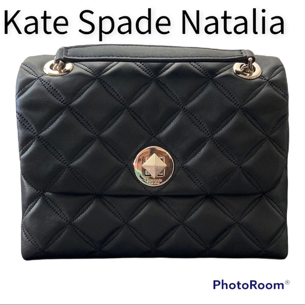 Kate Spade  small flap leather quilted Crossbody